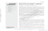 2013 Anti-SARS coronavirus agents_ a patent review (2008 _ present)