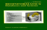 Bioinformatics - Databases and Systems - S. Letovsky (Kluwer, 2002) WW