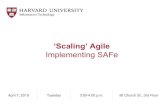 'Scaling' Agile Implementing SAFe