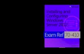 70-410 Windows Server 2012, Install
