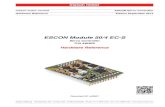 ESCON Module 50/4 EC-S Hardware Reference · 2013. 11. 14. · maxon motor ag Brünigstrasse 220 P.O.Box 263 CH-6072 Sachseln Phone +41 41 666 15 00 Fax +41 41 666 16 50 Edition September