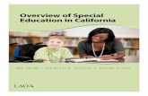 Overview of Special Education in California - California Home Page