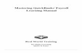 Mastering QuickBooks Payroll Learning Manual