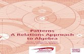 Patterns A Relations Approach to Algebra - Project Maths