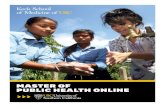 Master of Public Health (MPH) Online