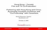 Hong Kong â€“ Canada Film and TV Co-Production: Partnering with