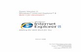 Zoom Version 2: Windows® Internet Explorer® 8 Beta 1 for Developers