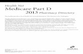 Health Net Medicare Part D 2013 Pharmacy Directory
