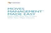 MOVES MANAGEMENT MADE EASY - Nonprofit Constituent Engagement