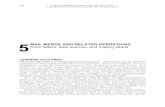 MAIL MERGE AND RELATED OPERATIONS Form letters, data sources, and