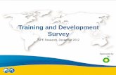Training and Development Survey - The Society of Petroleum Engineers