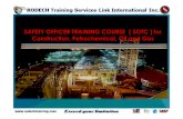 SAFETY OFFICER TRAINING COURSE ( SOTC ) for Construction