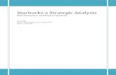 Starbucks a Strategic Analysis - Commerce, Organizations, and