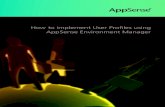 AppSense - How to implement User Profiles using