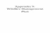 Appendix 9: Wildfire Management Plan