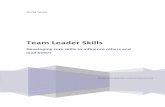 Team Leader Skills - Team building training and development