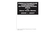 Percutaneous Coronary Interventions (PCI) in New York State 2005-2007