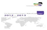 The World Justice Project Rule of Law Index 2012 - 2013 2010
