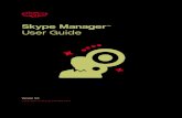 Skype Manager User Guide - Free Skype internet calls and cheap