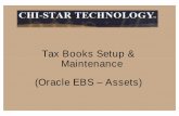 Tax Books Setup & Maintenance (Oracle EBS
