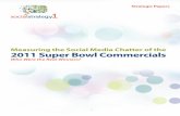 Measuring the Social Media Chatter of the 2011 Super Bowl Commercials