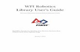 WPI Robotics Library Userâ€™s Guide - FIRST Robotics Resource