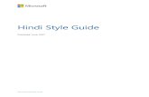 Hindi Style Guide - Download Center - Microsoft