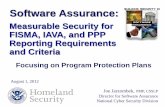 Measurable Security for FISMA, IAVA, and PPP Reporting Requirements