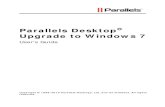 Parallels Desktop® Upgrade to Windows 7 - Virtualization and