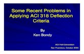 Some Recent Problems in Applying ACI 318 Code - Ken Bondy