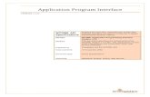 Application Program Interface