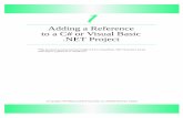 Adding a Reference to a C# or Visual Basic .NET Project