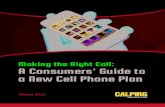 Making the Right Call: A Consumers' Guide to a New Cell Phone Plan