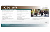 Present this invitation to enjoy 10% off - Online Flight Bookings