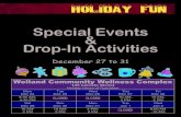 Special Events Drop-In Activities