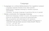 Language - Research in the Percepts and Concepts Laboratory