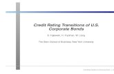 Credit Rating Transitions of U.S. Corporate Bonds