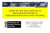 Guide for the Care and Use of Agricultural Animals in Agricultural