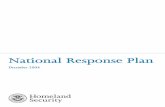 National Response Plan - Health Physics Society