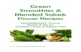 Green Smoothies & Blended Salads