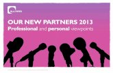 Our New PartNers 2013