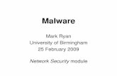 Malware - School of Computer Science - University of Birmingham