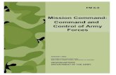 Mission Command: Command and Control of Army Forces