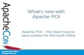 What's new with Apache POI - Community Central