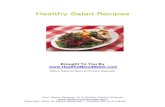 Healthy Salad Recipes - Healthy Menu Mailer