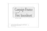 First Amendment Objections to the McCain-Feingold Campaign Finance