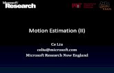 Motion Estimation I - MIT - Massachusetts Institute of Technology