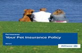 Pet Insurance Your Pet Insurance Policy