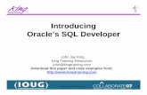 Introducing Oracleâ€™s SQL Developer - King Training Resources