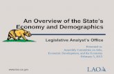 An Overview of the State's Economy and Demographics